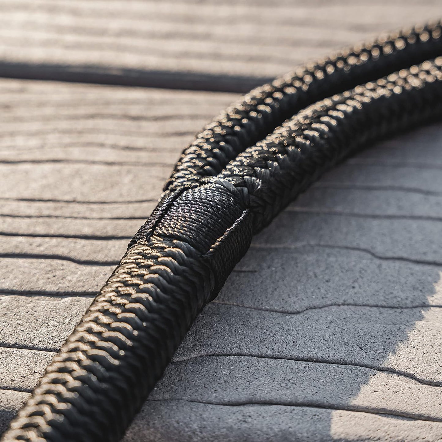 - Double Braided Nylon Dock Line - Boat Rope - Marine and Pontoon Accessories - Braided, Reinforced Boat Ropes and Ties for Docking - Stretch Resistant with 12” Spliced Loop for Mooring